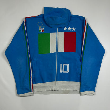 M - Vintage 1990's Italy National Team Zip Hoodie