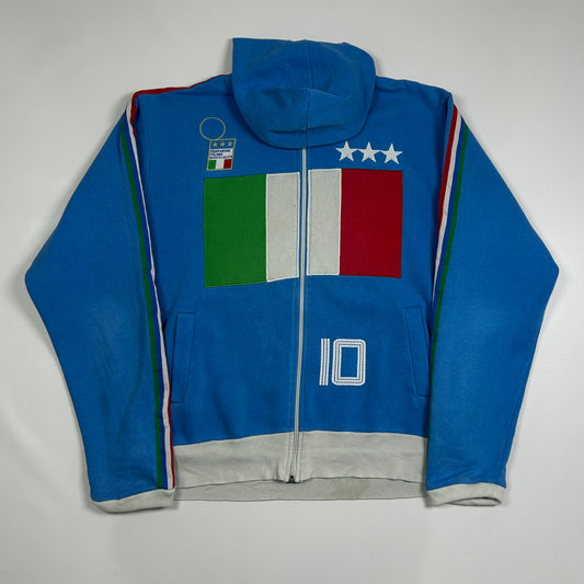M - Vintage 1990's Italy National Team Zip Hoodie
