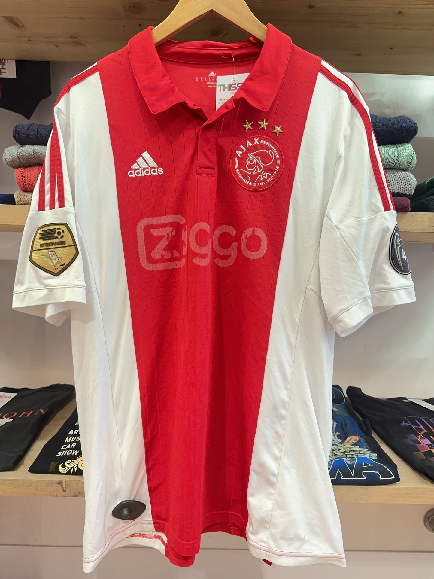 2014-2015 AFC Ajax Adidas Home Football Shirt 15 - XL
