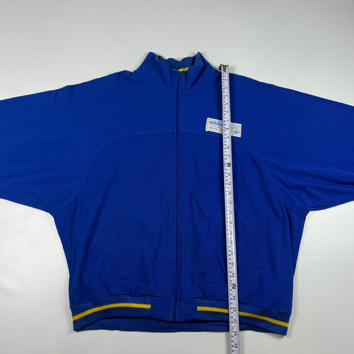 M - 1990's Adidas Blue Zip-Up Track Jacket