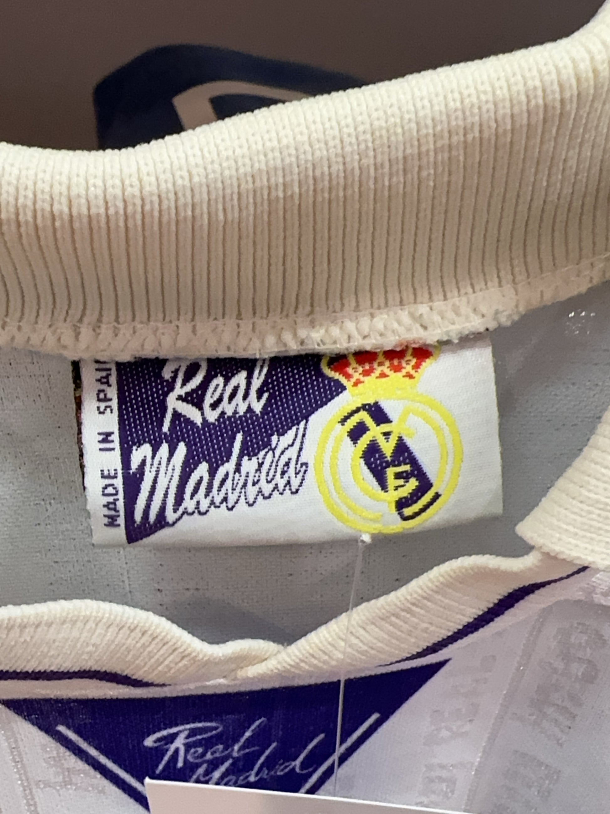 1994-1996 Real Madrid Real Madrid Home Football Shirt Raul 7 - S