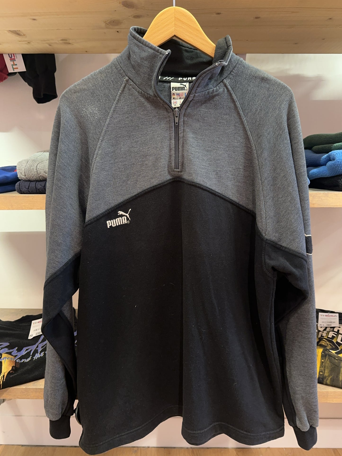 M - Vintage 1980's Puma Quarterzip