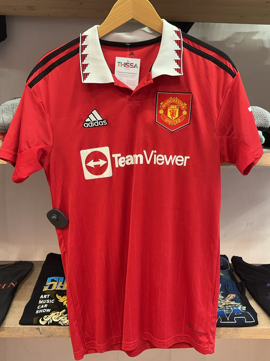 2022-2023 Manchester United Adidas Home Football Shirt - S