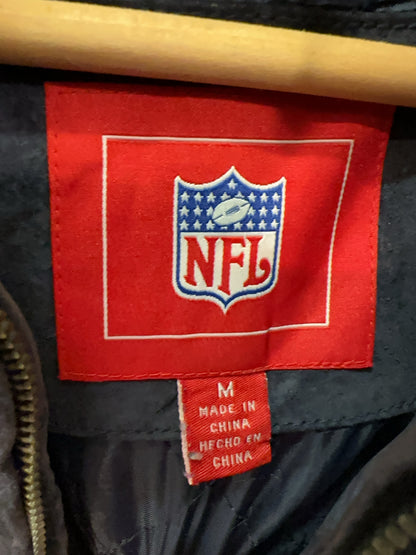 M - 1990's Dallas Cowboys NFL Jacket Carl Banks G-III Sports Suede Leather