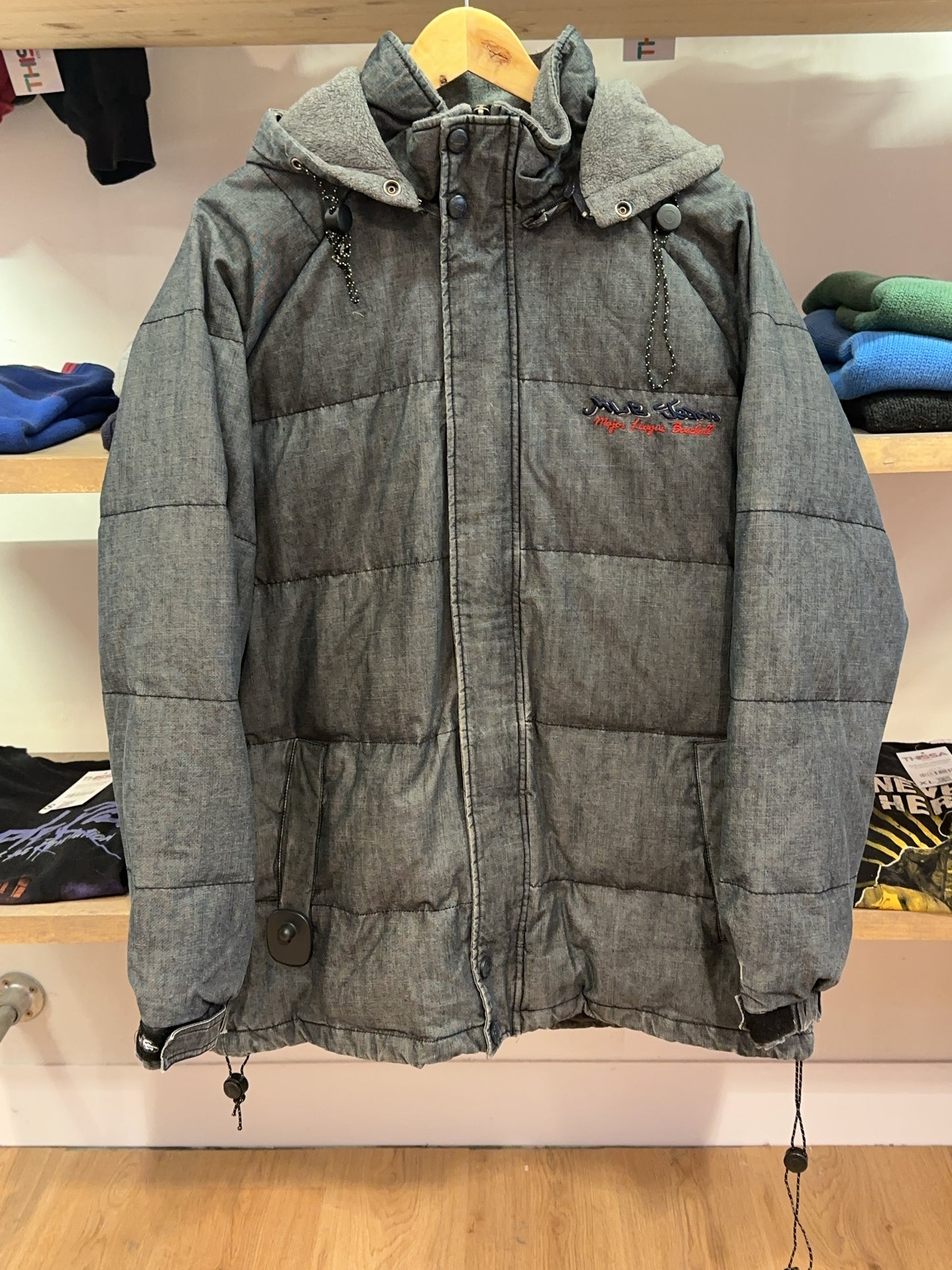 L - MLB Jeans Puffer Jacket