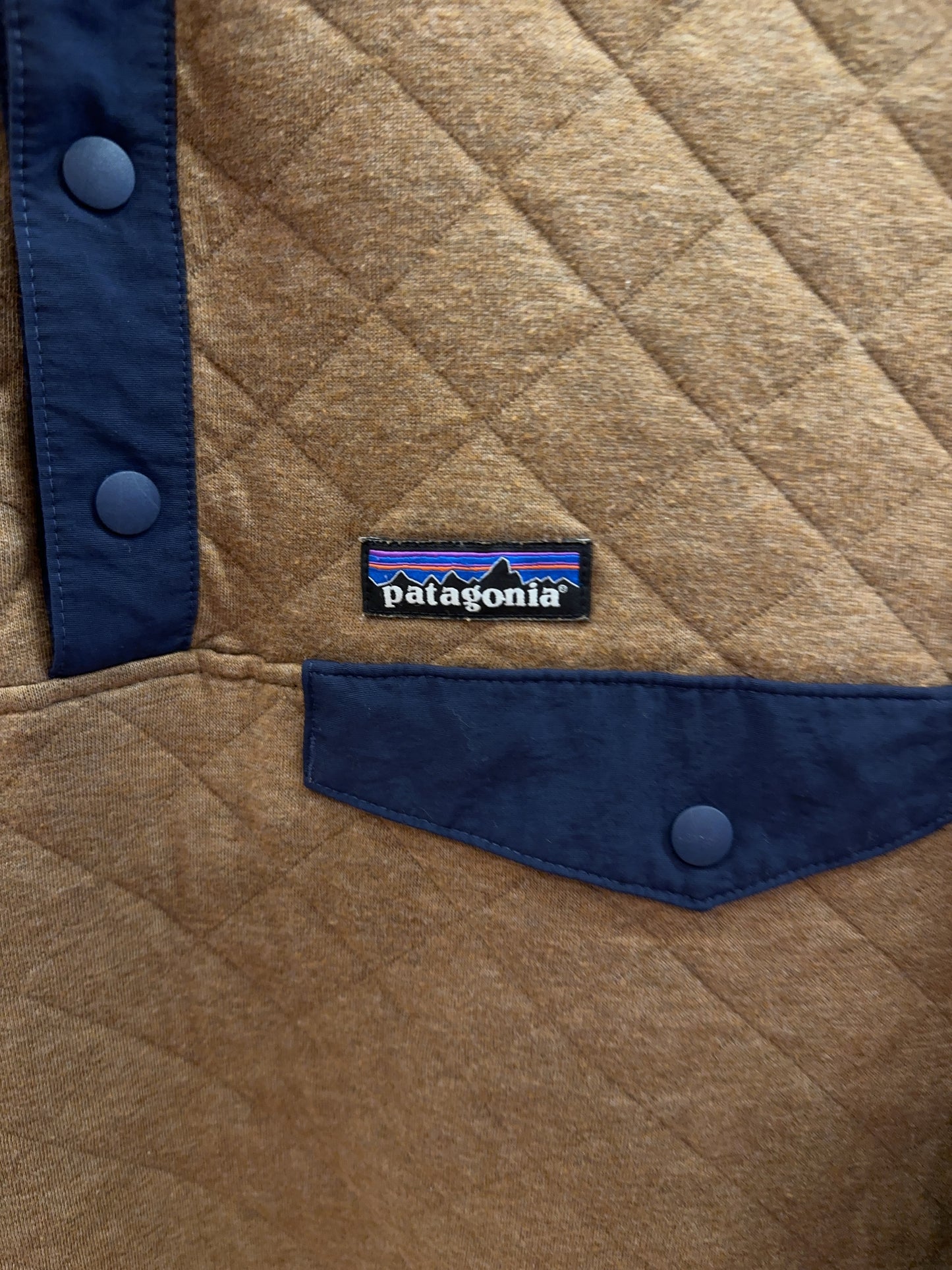 S - Vintage Patagonia Quilt Snap-T Fleece Quarterzip