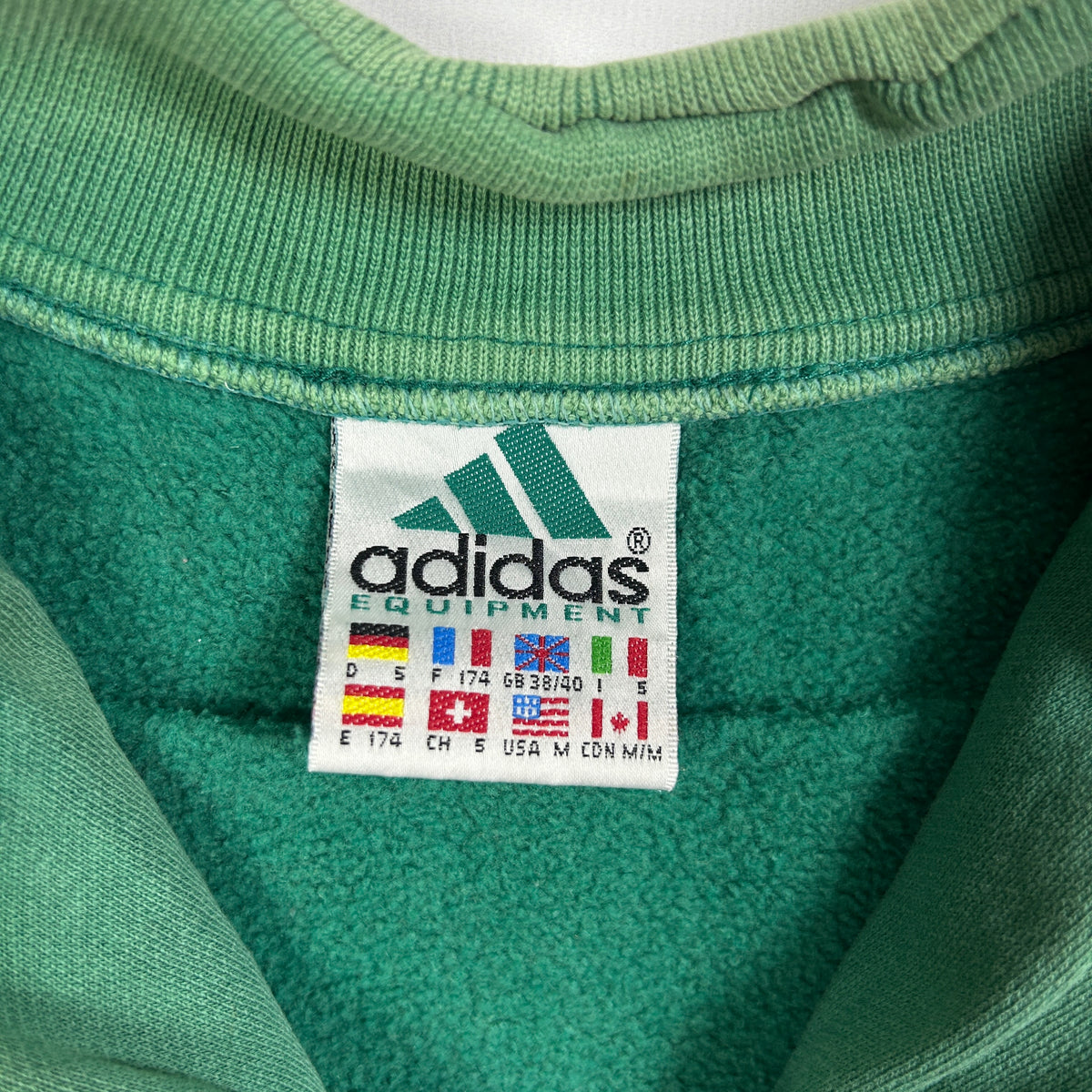 M - Vintage 1990's Adidas Equipment Quarterzip