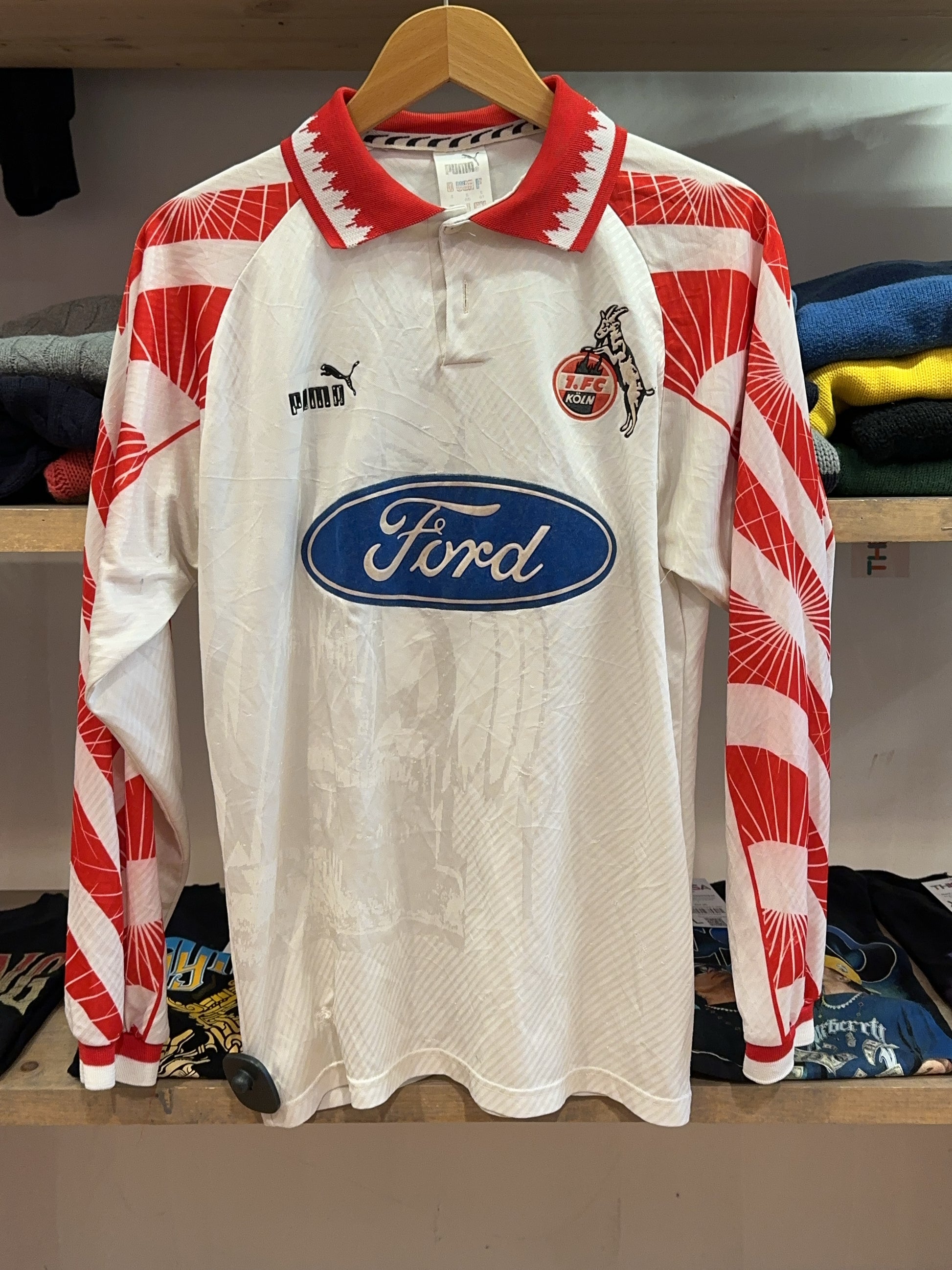 1996-1997 1. FC Köln Puma Home Football Shirt - S