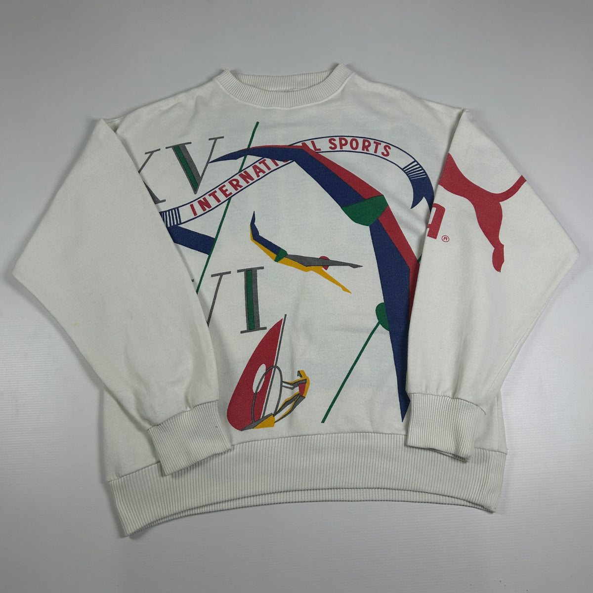 M - 1988 Seoul Olympic Games International Sports Puma Sweatshirt