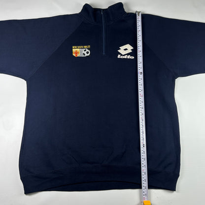 XL - 1996–1998 Lotto New South Wales Soccer Half-Zip Sweatshirt