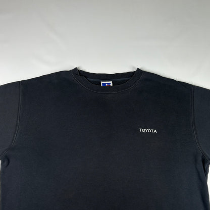 XXL - 1990's Russell Toyota Black Crewneck Sweatshirt