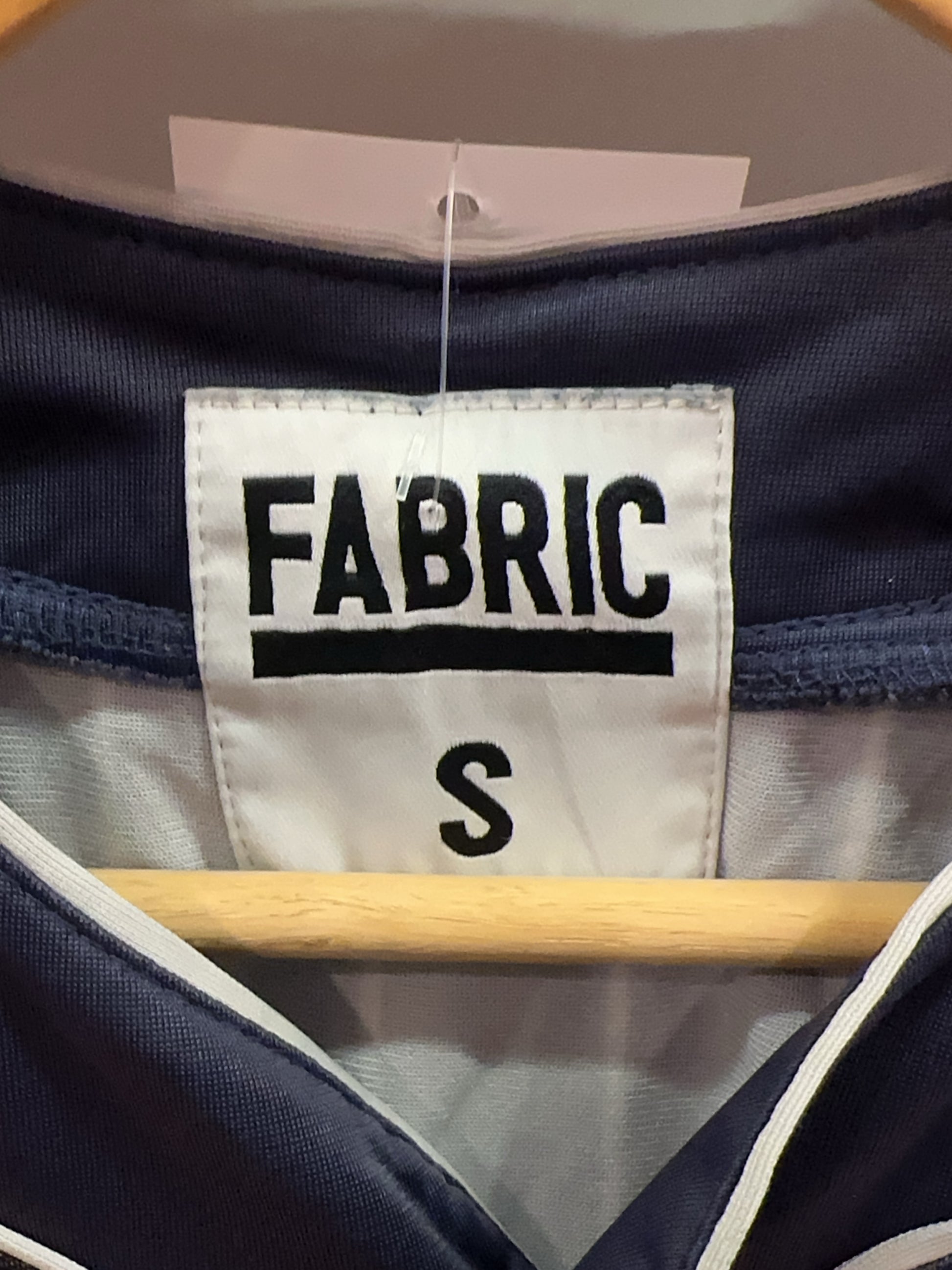 Fabric Navy Pinstripe Baseball Jersey
