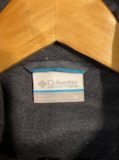 M - Columbia Fleece Black Gray