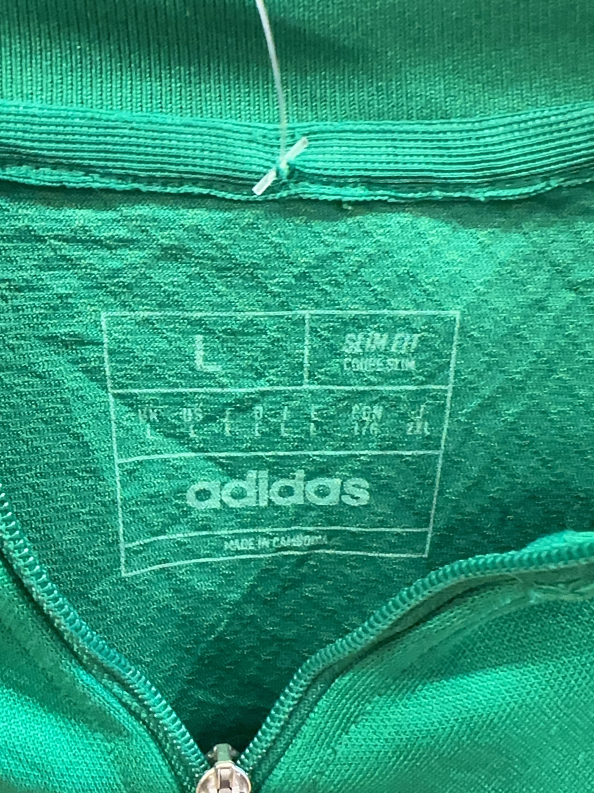 L - Vintage 2010's Adidas Quarterzip