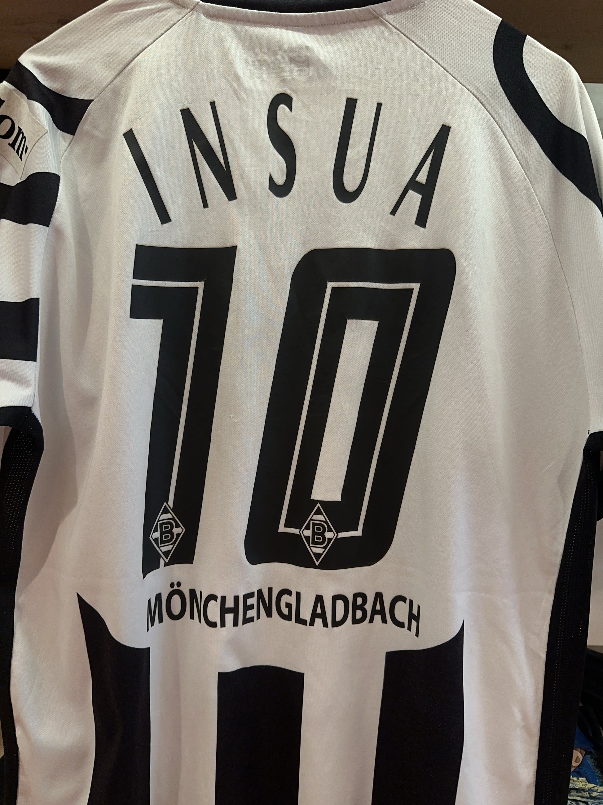2006-2007 Borussia Mönchengladbach Lotto Home Football Shirt Insua 10 - L