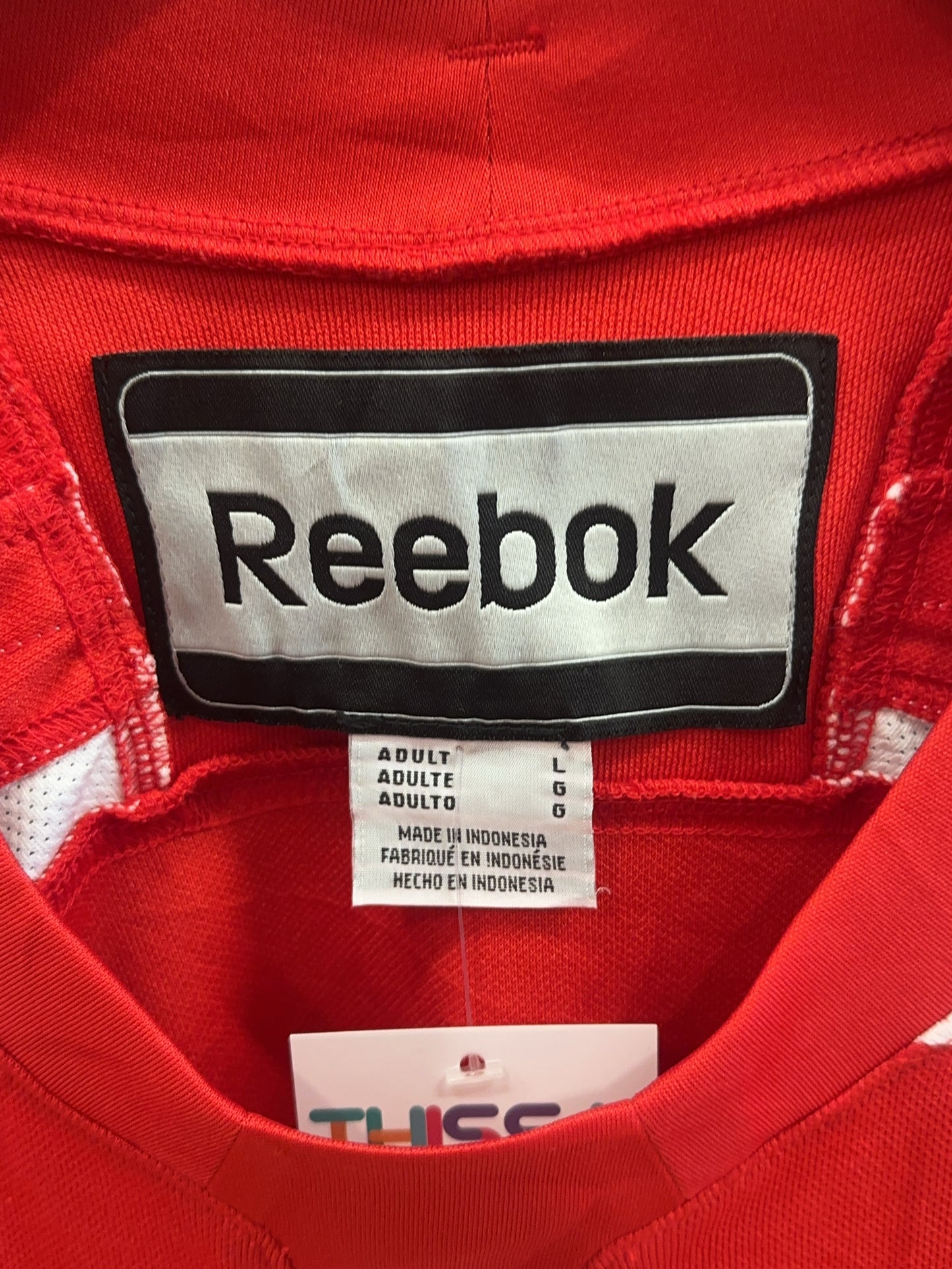L - Reebok Scotiabank Hockey Club NHL Jersey