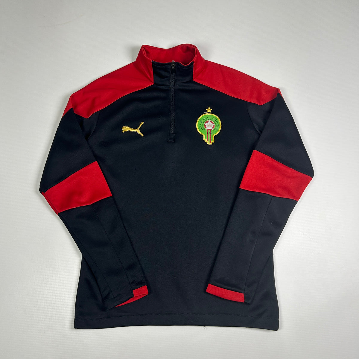 XXS - Morocco Football Puma Quarter-Zip Training Top