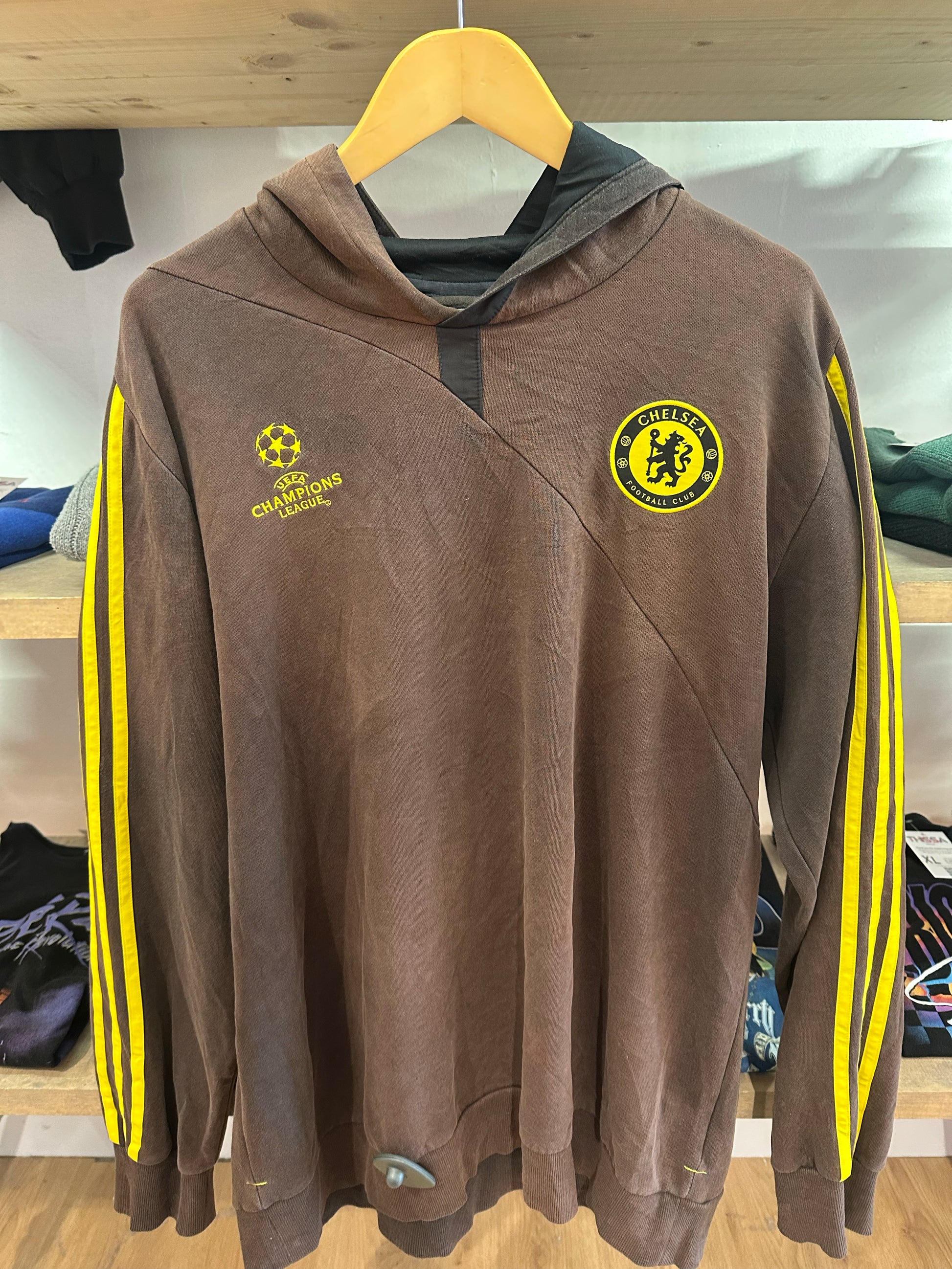 XL - 2012-2013 Chelsea FC Champions League Adidas Hoodie