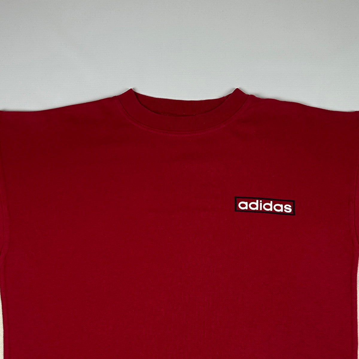 XXL - 1990's Adidas Red Vintage Trefoil Sweatshirt
