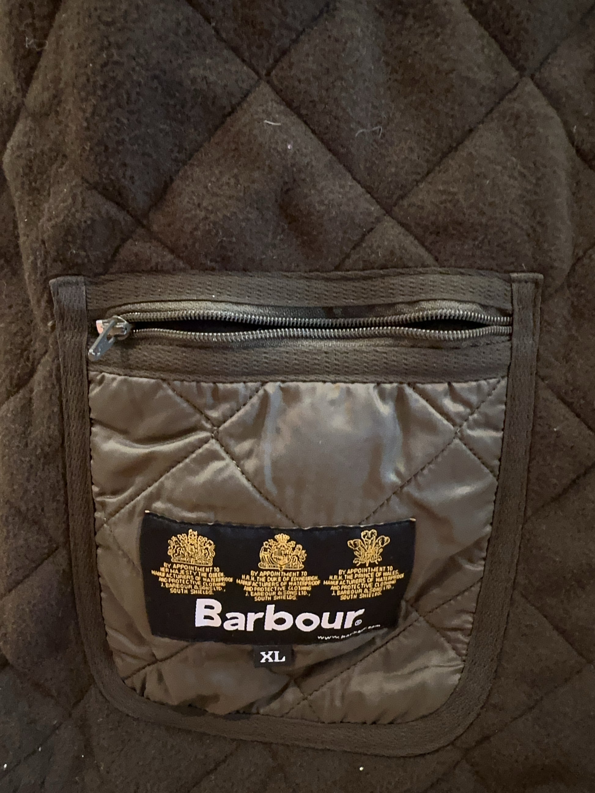 XL - Barbour Reversible Quilted Zip-Up Vest