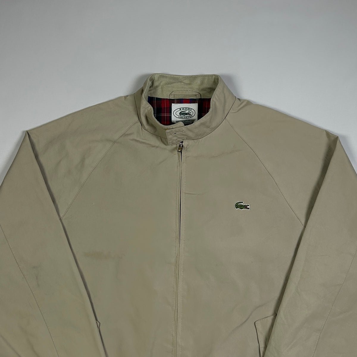 L - Vintage 1990's Lacoste Izod Harrington Jacket
