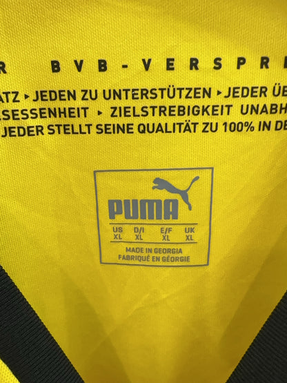 2015-16 Borussia Dortmund Hummels Puma Home Football Shirt #15 - XL