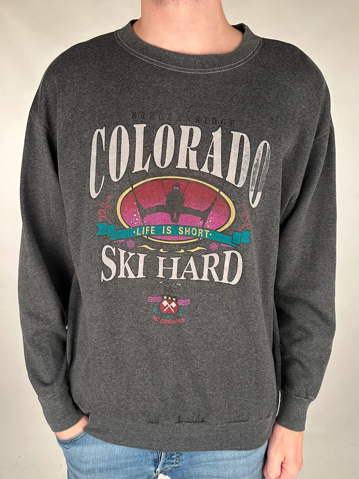 Colorado Ski Hard - Sweatshirt - L