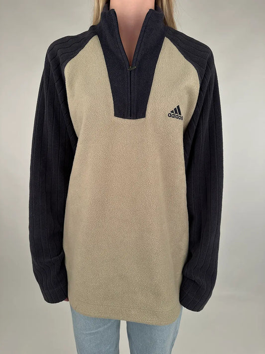 Adidas - Quarterzip Fleece - L