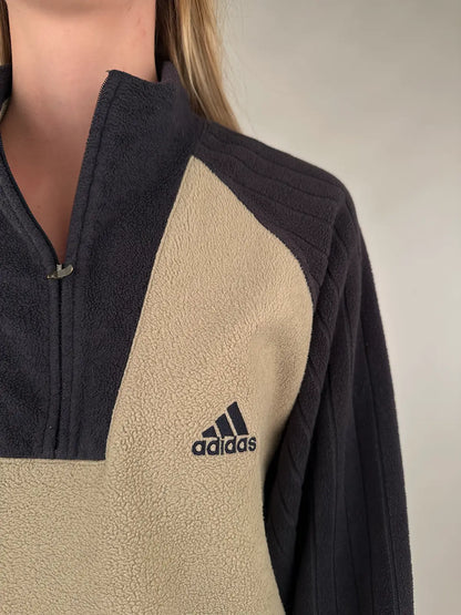 Adidas - Quarterzip Fleece - L