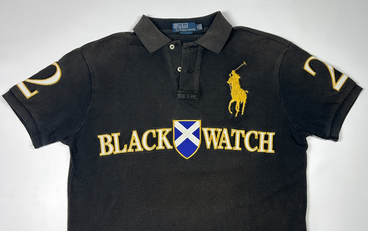 M - Ralph Lauren 1990's Black Watch Big Pony Chief Keef Polo Shirt