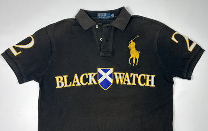 M - Ralph Lauren 1990's Black Watch Big Pony Chief Keef Polo Shirt