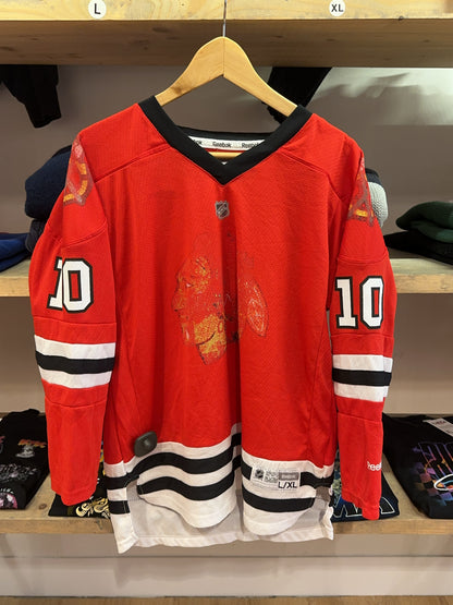 S - 2007-2017 Chicago Blackhawks Reebok NFL Shirt Sharp #10