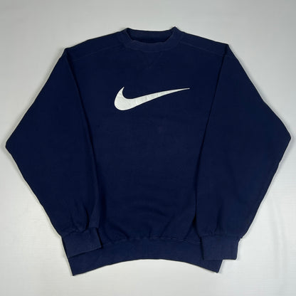 S - Vintage 2000's Nike Big Swoosh Sweatshirt