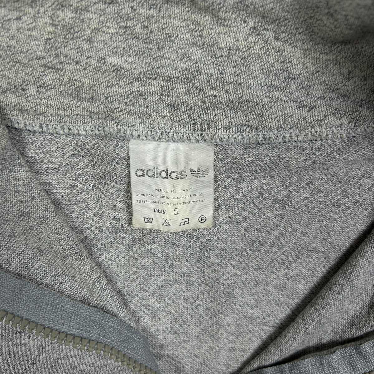 M - Vintage 1970's Adidas Quarterzip