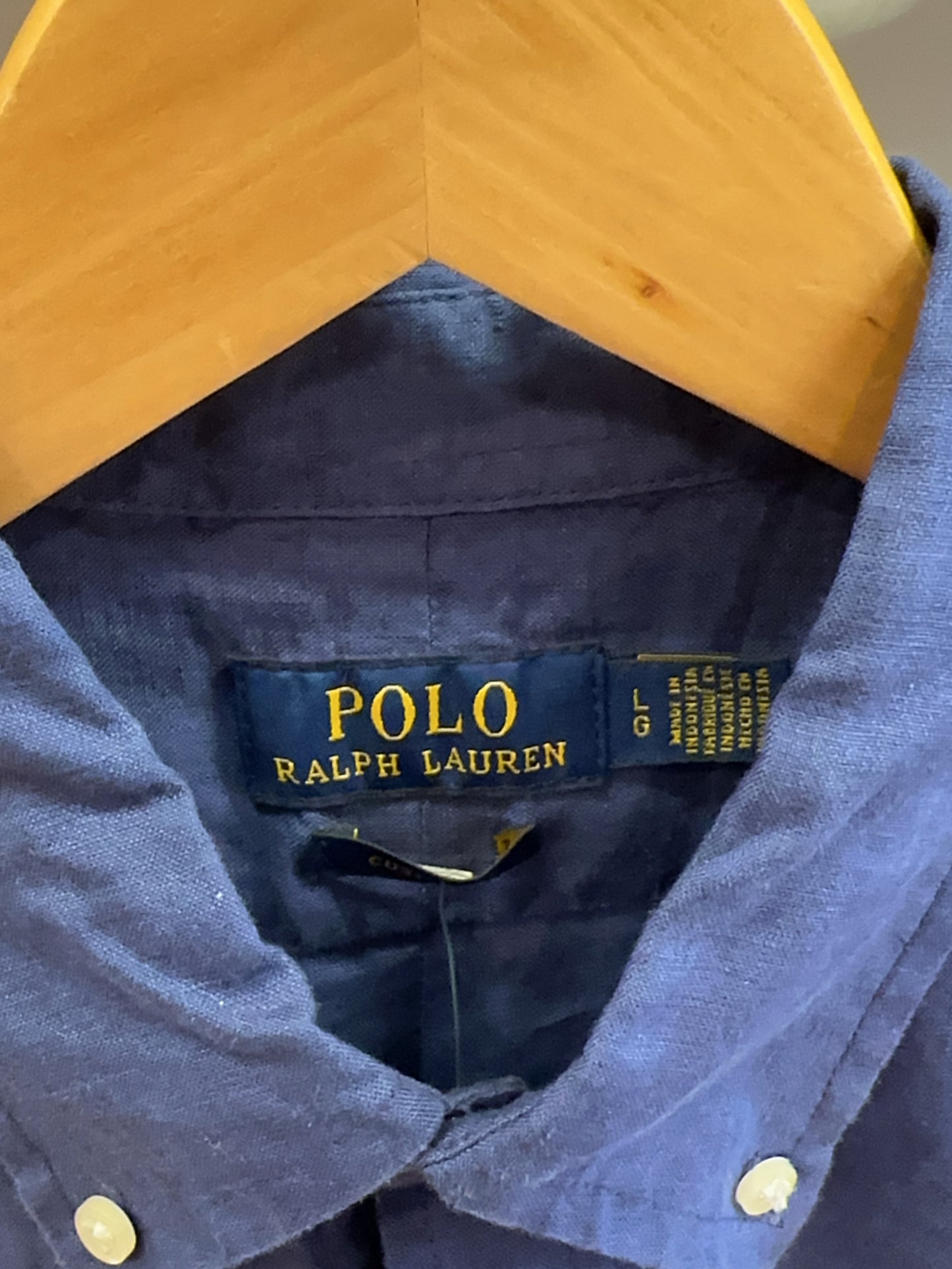 L - Ralph Lauren Linnen Shirt