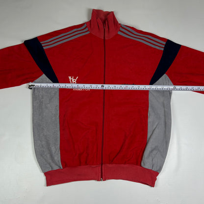 XL - 1985 Adidas Vintage Venissieux Zip Track Ventex Jacket