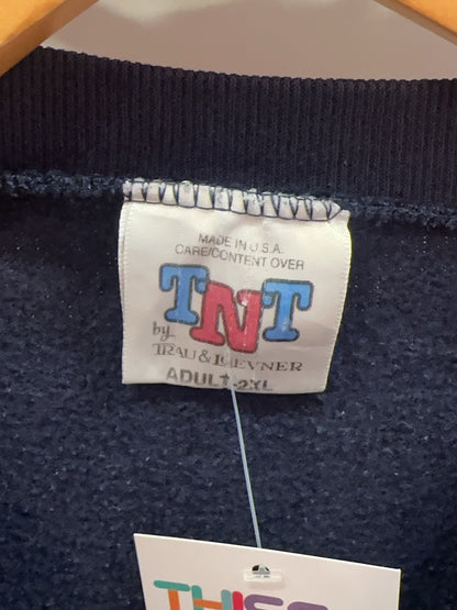 XXL - Rare VTG TNT Notre Dame Fighting Irish Taz Looney Tunes 1996 Sweatshirt