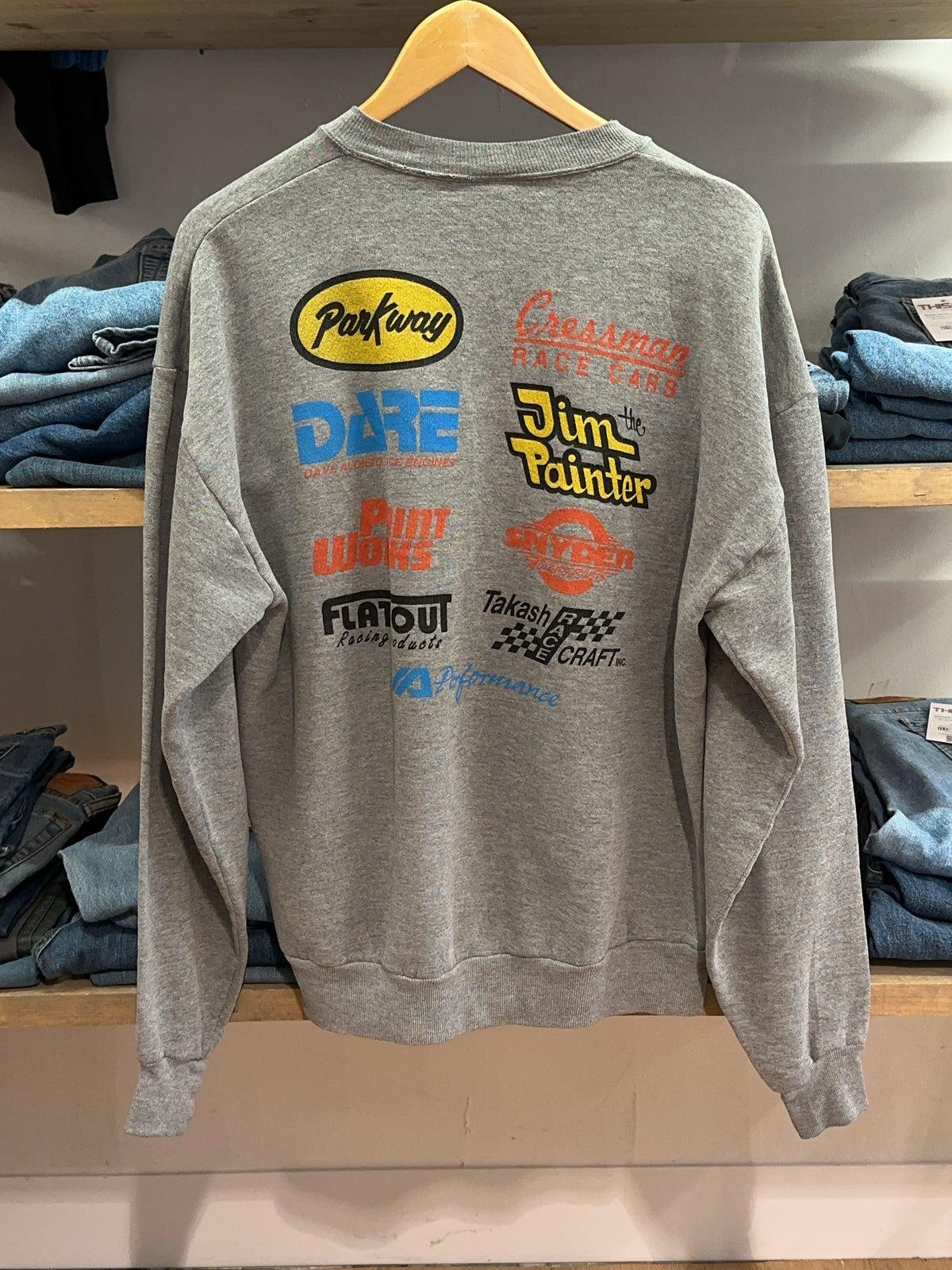L - Vintage Jerzees Ciccarone Drag Racing Graphic Sweatshirt