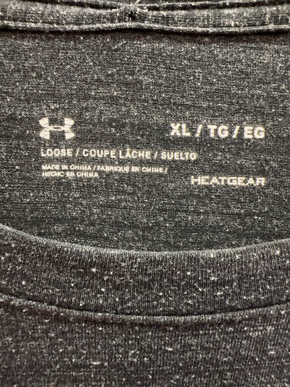 Under Armour HeatGear Charcoal Heather Loose Fit Performance T-Shirt XL