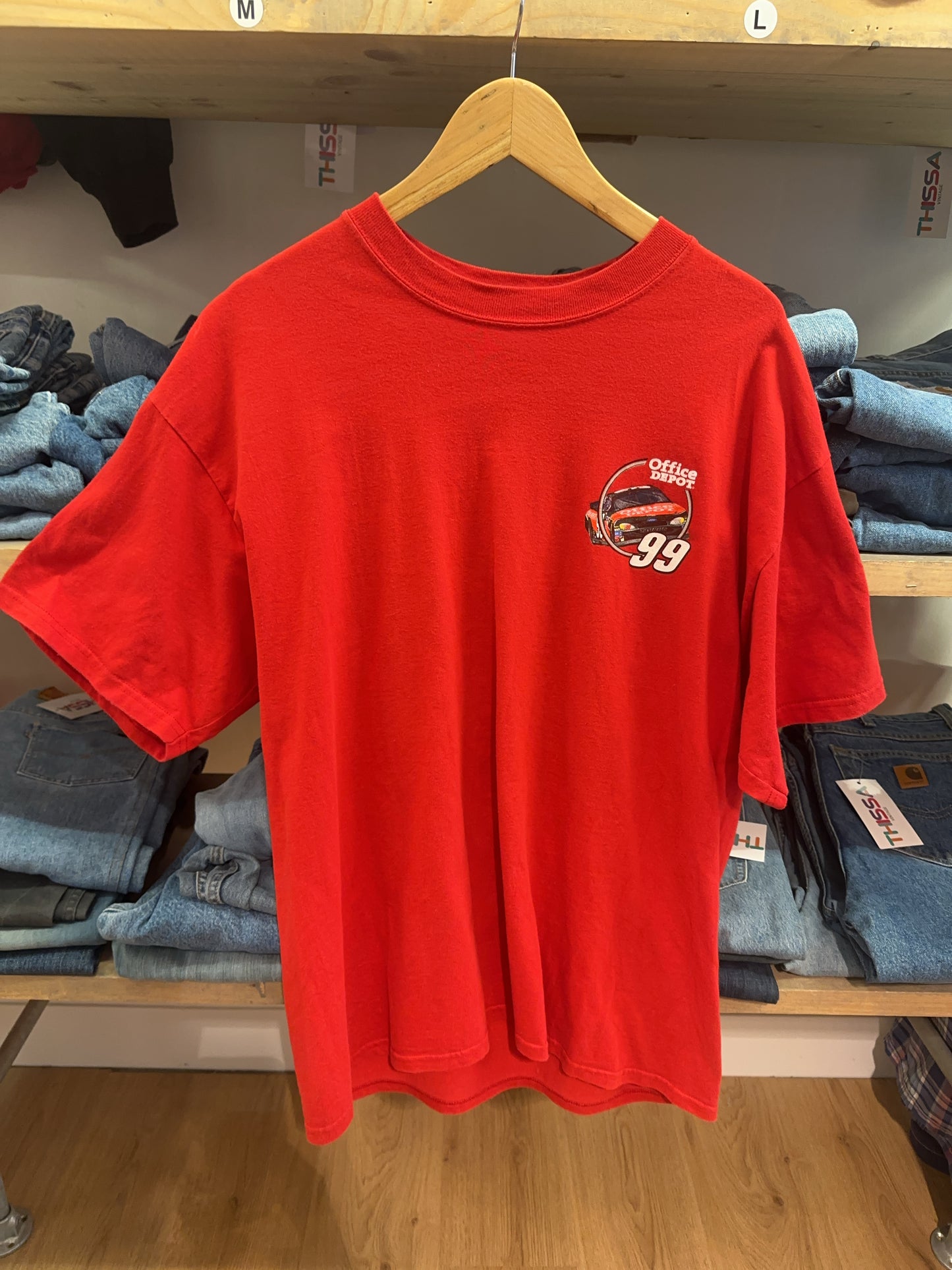 XL - Vintage Office Depot #99 Nascar Graphic T-Shirt