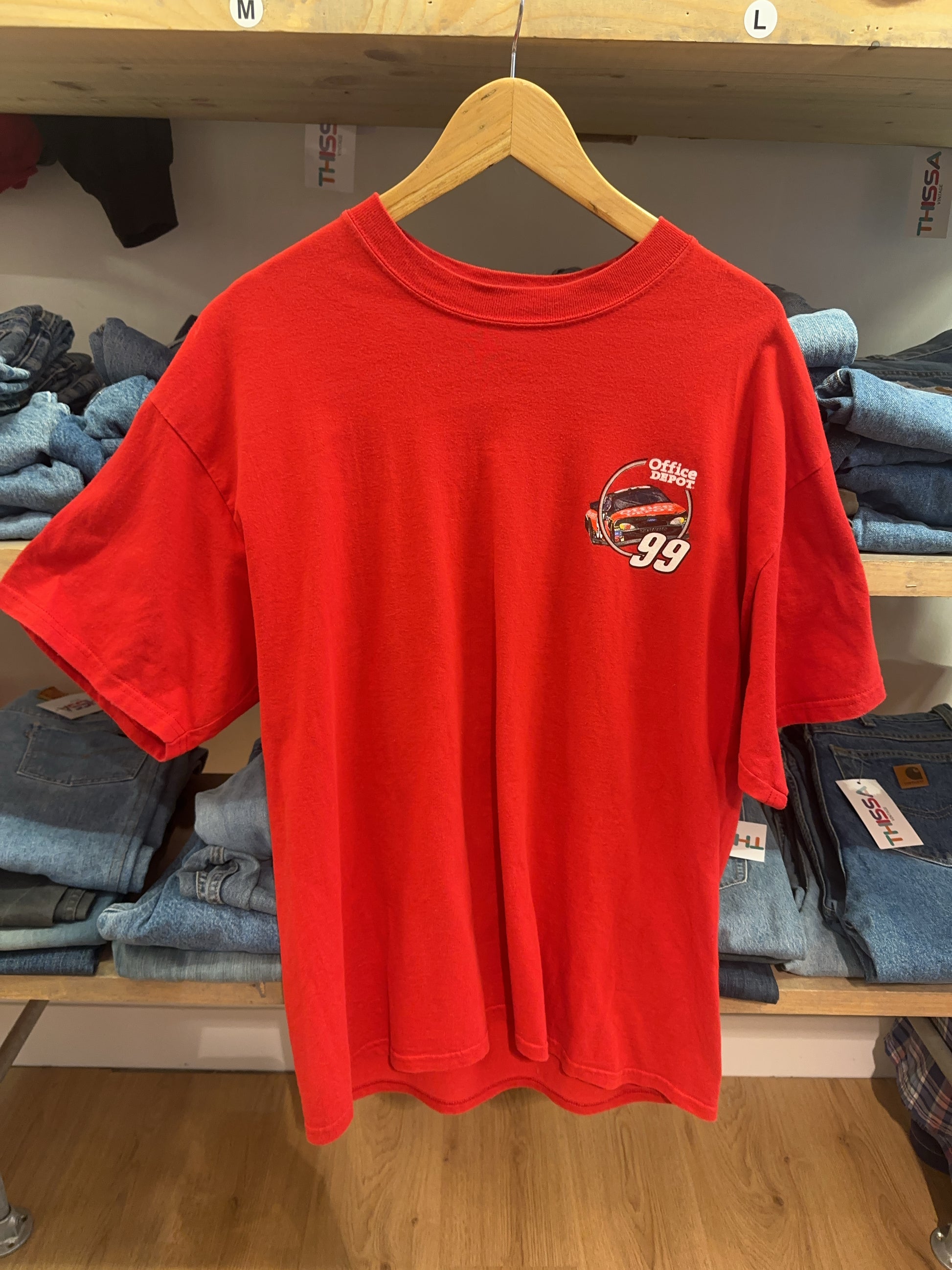 XL - Vintage Office Depot #99 Nascar Graphic T-Shirt