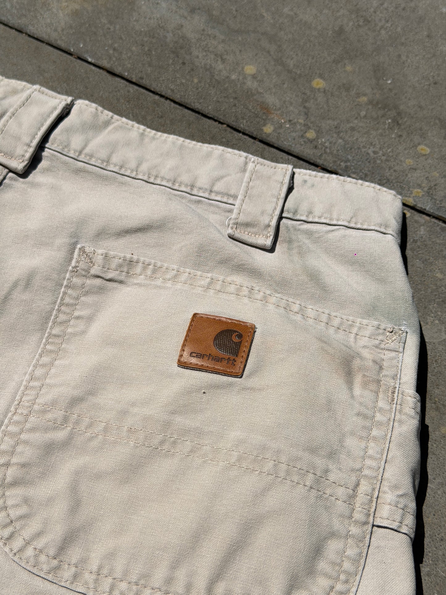 36 - Carhartt B147 TAN Shorts