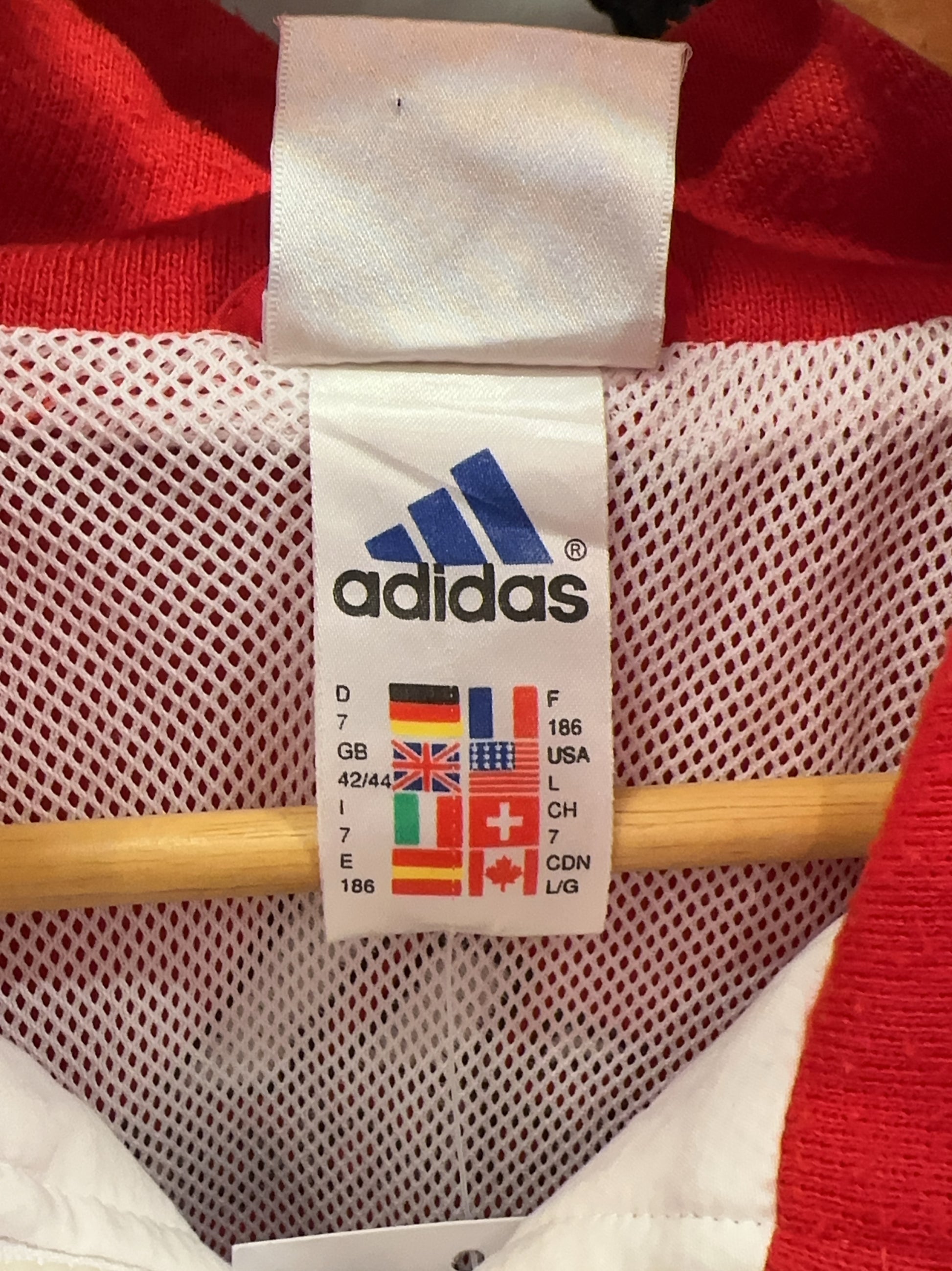 2000-2002 AC Milan Adidas Opel Track Jacket