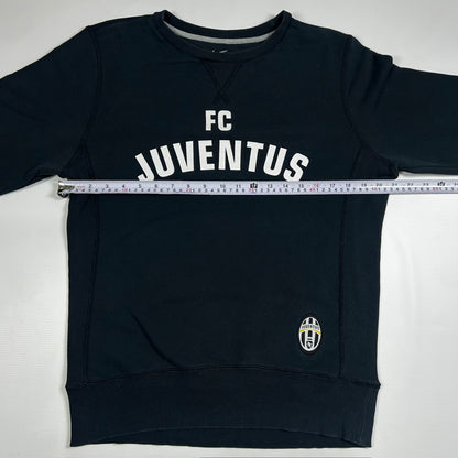 S - 2017-18 Juventus FC Nike Black Crewneck Sweatshirt