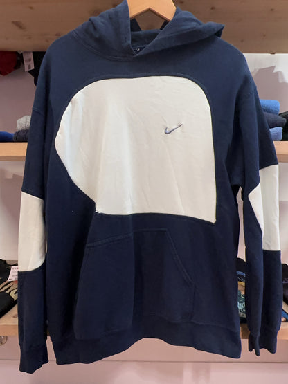 Vintage 2000's Nike Reworked Hoodie - L