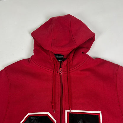 XXS - Vintage 2000's Red FUBU 05 Zip-Up Hoodie