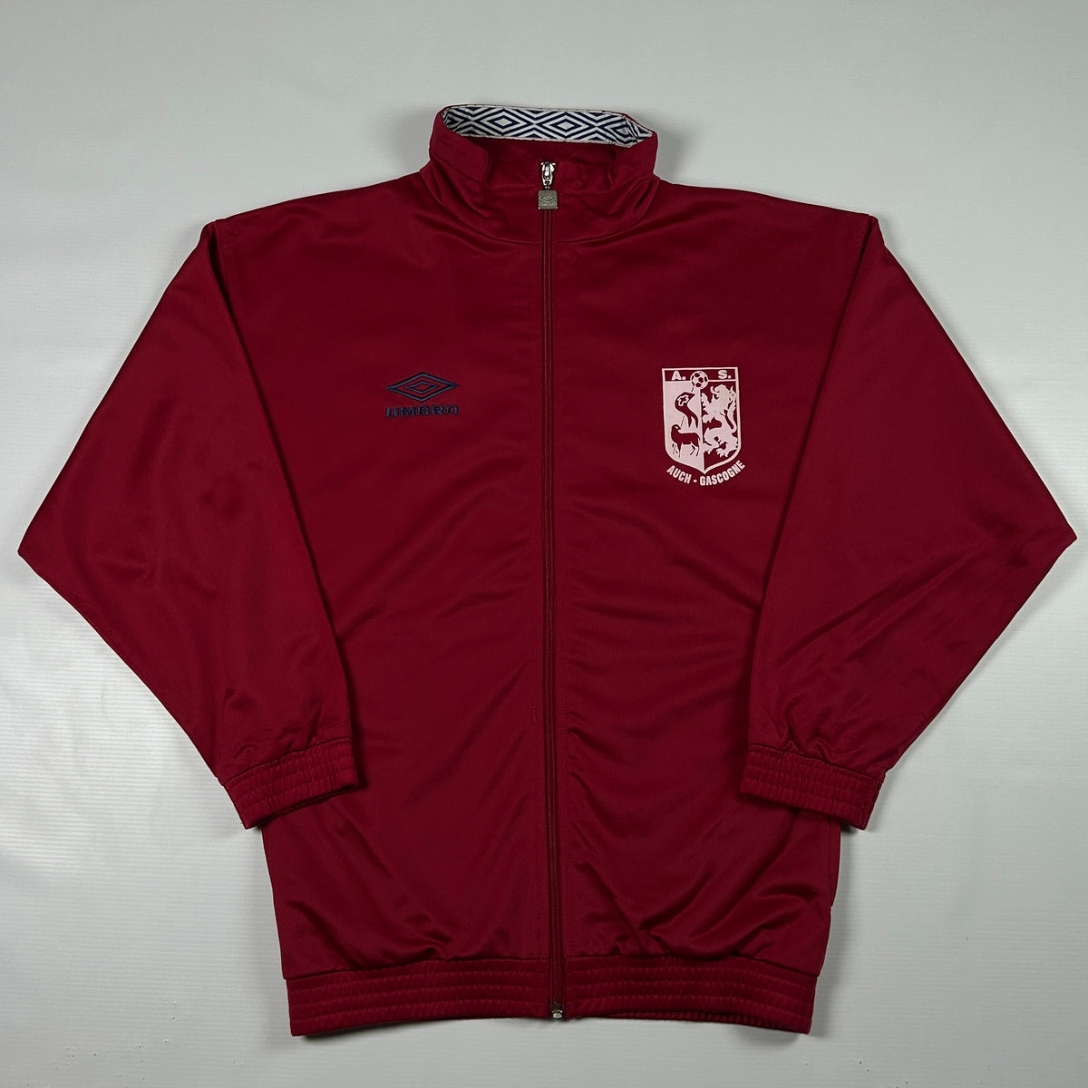 L - Umbro 1990's Auch-Gascogne Zip-Up Mammott Track Jacket