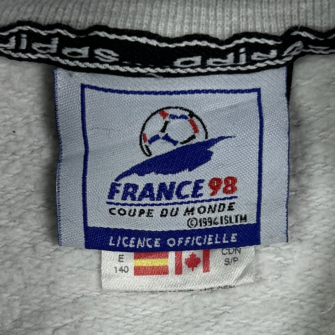 XXS - France 1998 Adidas Coupe du Monde Gray Sweatshirt