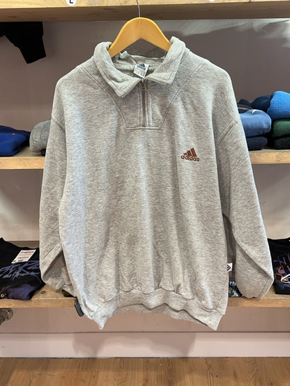 L - Vintage 1990's Adidas Equipment Quarterzip