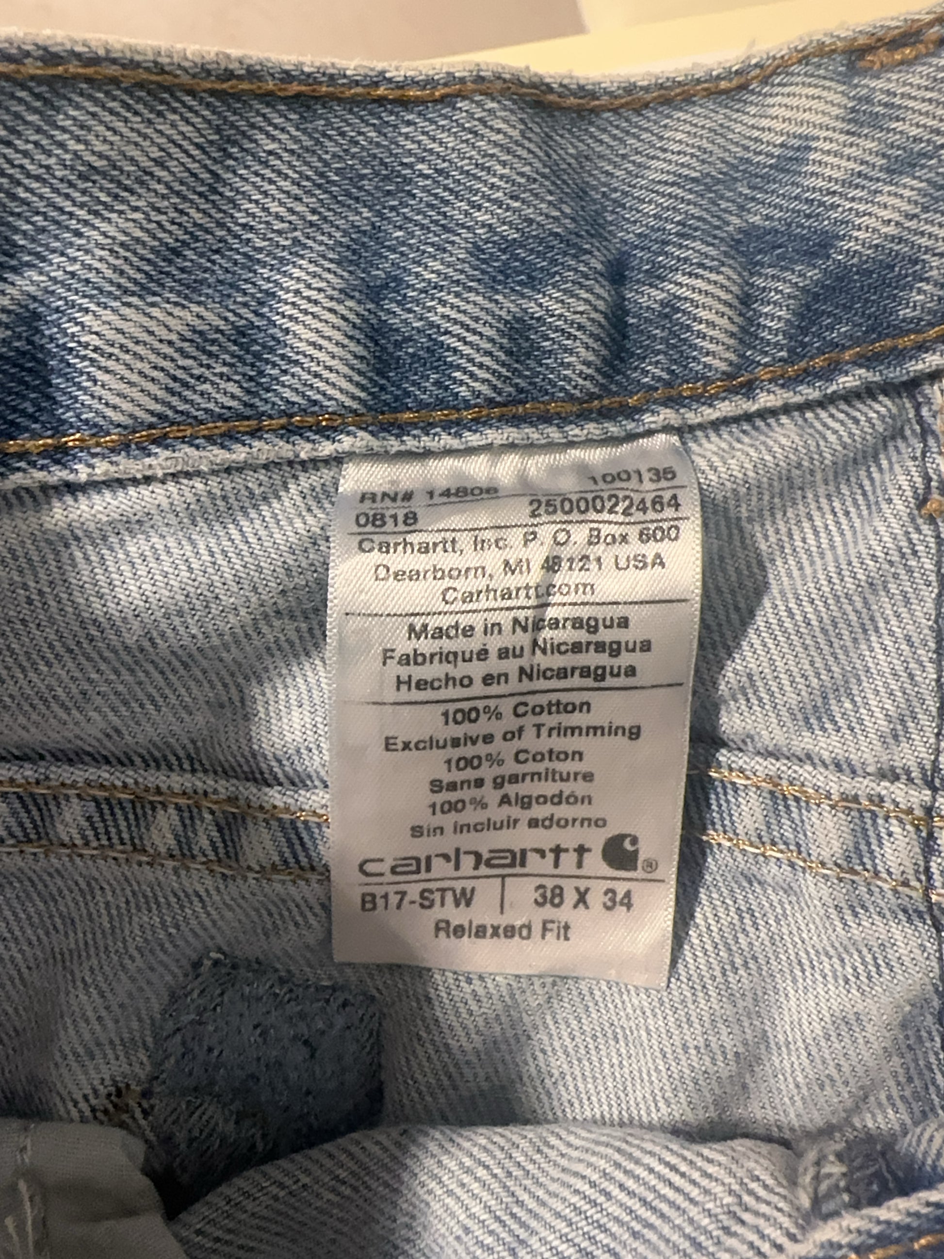 38 X 34 - Carhartt Jeans